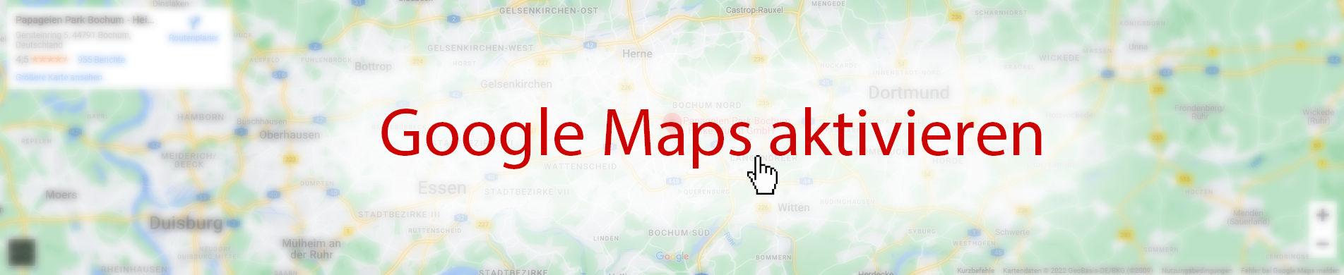 Starten Sie Google Maps mit einem Klick