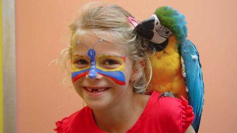 Sommer-Kindergeburtstag im Papageienpark Bochum