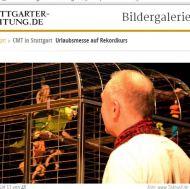 Papagei Jacko bei CMT Eröffnung